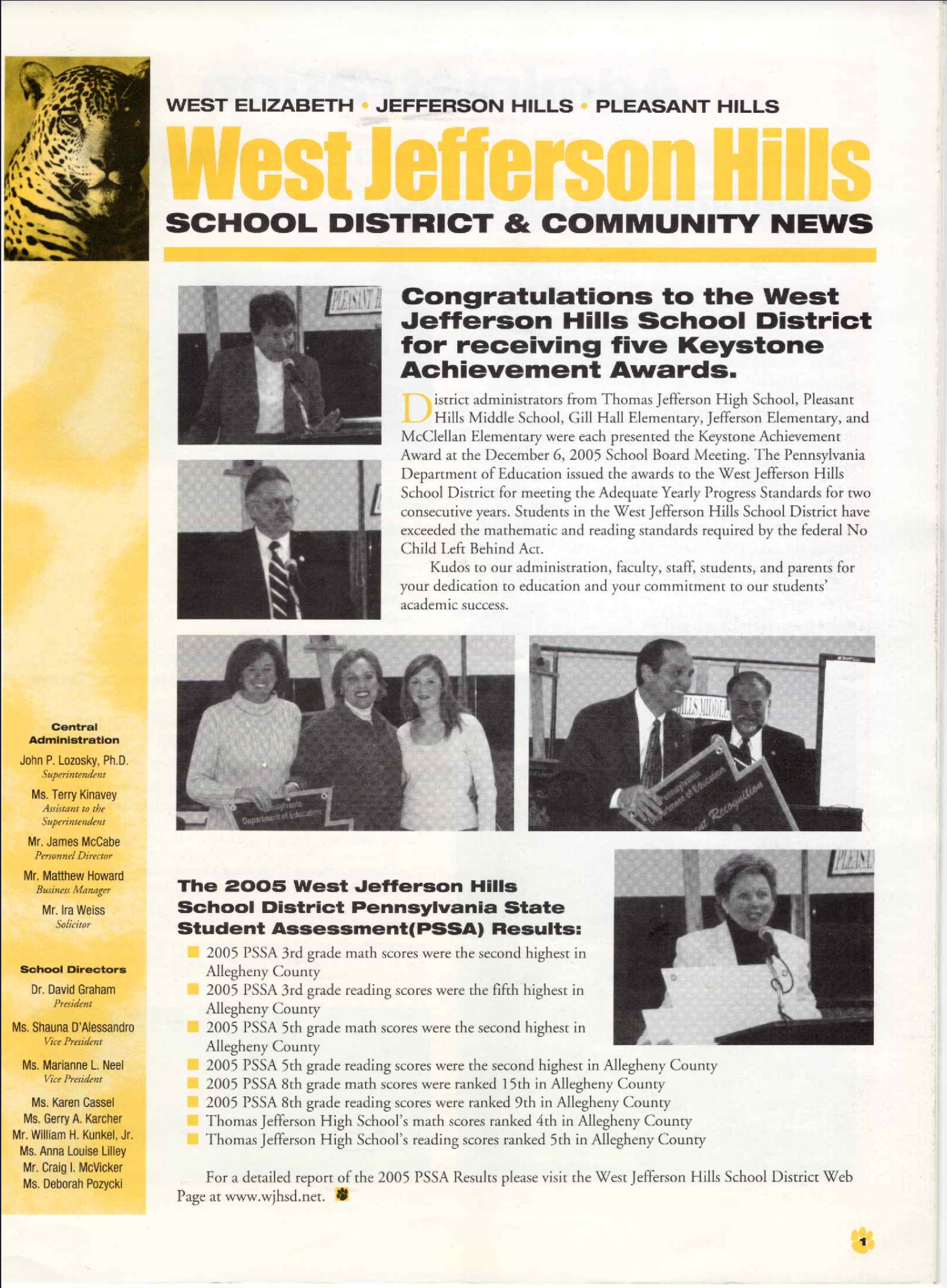 WJHSD Magazine 2005